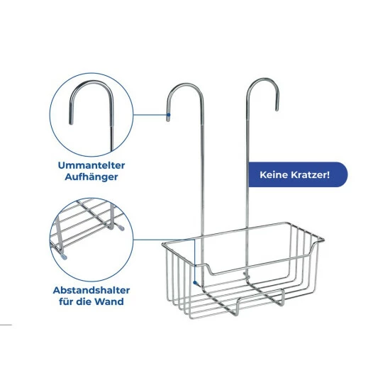 Wenko Thermostat-Dusch-Caddy Milo Edelstahl 15 Wenko Thermostat-Dusch-Caddy Milo Edelstahl – Bild 13