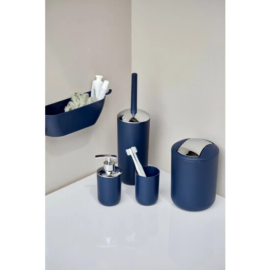 Wenko WC-Garnitur Brasil Dunkelblau 9 Wenko WC-Garnitur Brasil Dunkelblau – Bild 7