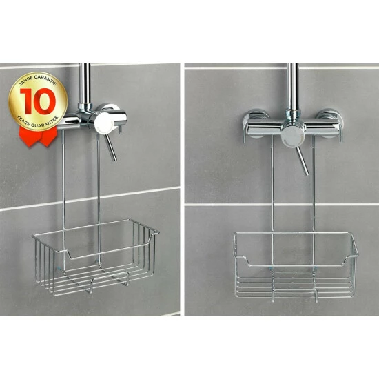 Wenko Thermostat-Dusch-Caddy Milo Edelstahl 17 Wenko Thermostat-Dusch-Caddy Milo Edelstahl – Bild 15