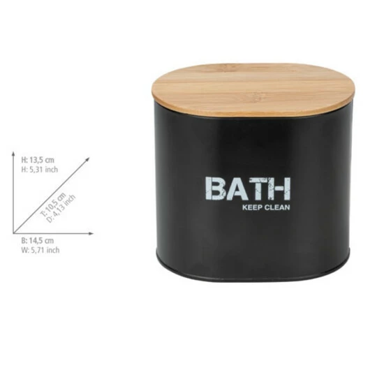 Wenko Badbox Mit Deckel Gara Schwarz 3 Wenko Badbox Mit Deckel Gara Schwarz
