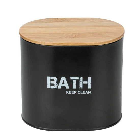 Wenko Badbox Mit Deckel Gara Schwarz 4 Wenko Badbox Mit Deckel Gara Schwarz – Bild 2