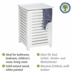 Wenko Wäschetruhe Oslo Aus Echtholz -Günstiges Wenko Geschäft unnamed file 9465