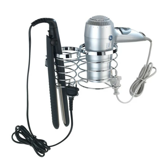 Wenko Haartrocknerhalter Und Glätteisenhalter Premium Edelstahl 4 Wenko Haartrocknerhalter Und Glätteisenhalter Premium Edelstahl – Bild 2