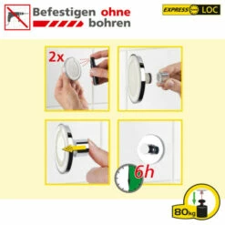 Wenko Express-Loc® Wandregal 2 Etagen Cali -Günstiges Wenko Geschäft unnamed file 9484