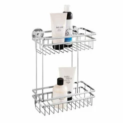 Wenko Express-Loc® Wandregal 2 Etagen Cali -Günstiges Wenko Geschäft unnamed file 9486