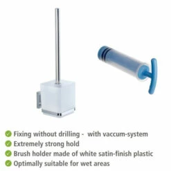 Wenko Vacuum-Loc® WC-Garnitur Quadro Edelstahl 20 Wenko Vacuum-Loc® WC-Garnitur Quadro Edelstahl -Günstiges Wenko Geschäft unnamed file 9497