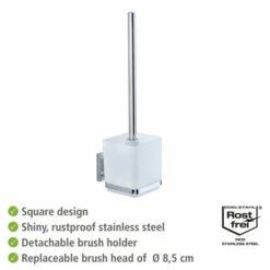 Wenko Vacuum-Loc® WC-Garnitur Quadro Edelstahl 25 Wenko Vacuum-Loc® WC-Garnitur Quadro Edelstahl -Günstiges Wenko Geschäft unnamed file 9502