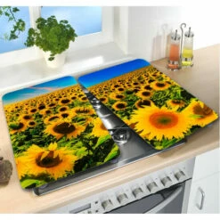 Wenko Herdabdeckplatte Universal Sonnenblumenfeld 2er Set -Günstiges Wenko Geschäft unnamed file 9553