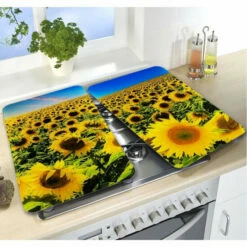 Wenko Herdabdeckplatte Universal Sonnenblumenfeld 2er Set -Günstiges Wenko Geschäft unnamed file 9558