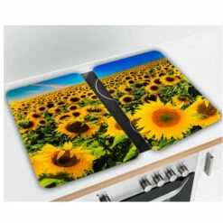 Wenko Herdabdeckplatte Universal Sonnenblumenfeld 2er Set -Günstiges Wenko Geschäft unnamed file 9564