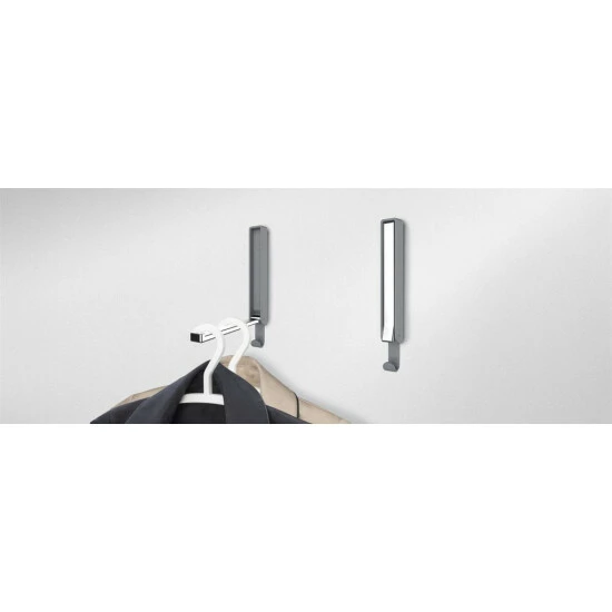 Wenko Klapphaken Basic Gamma Stahlgrau 7 Wenko Klapphaken Basic Gamma Stahlgrau – Bild 5