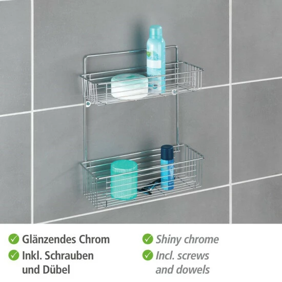 Wenko Exklusiv Wandregal Avesta Chrom 7 Wenko Exklusiv Wandregal Avesta Chrom – Bild 5