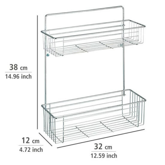 Wenko Exklusiv Wandregal Avesta Chrom 8 Wenko Exklusiv Wandregal Avesta Chrom – Bild 6