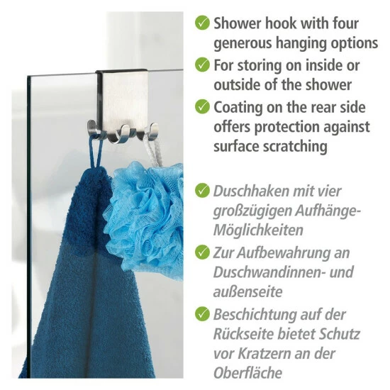 Wenko Doppel-Duschhaken Vieste Duo 7 Wenko Doppel-Duschhaken Vieste Duo – Bild 5