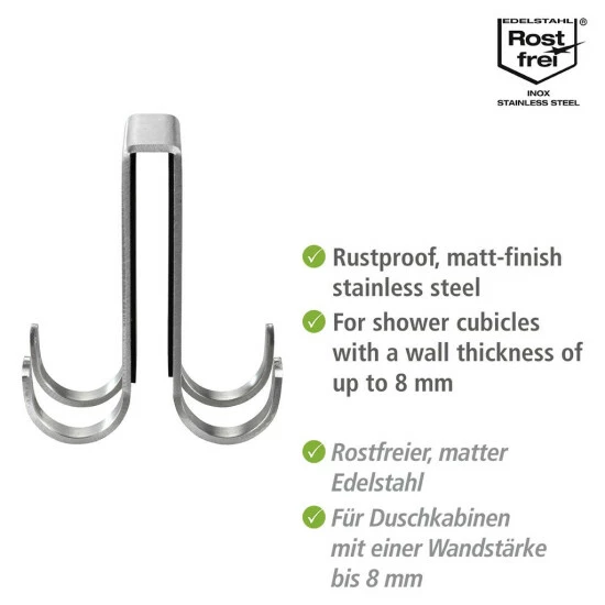 Wenko Doppel-Duschhaken Vieste Duo 8 Wenko Doppel-Duschhaken Vieste Duo – Bild 6