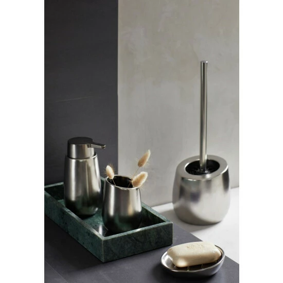 Wenko WC-Garnitur Badi Chrom Matt Keramik 9 Wenko WC-Garnitur Badi Chrom Matt Keramik – Bild 7