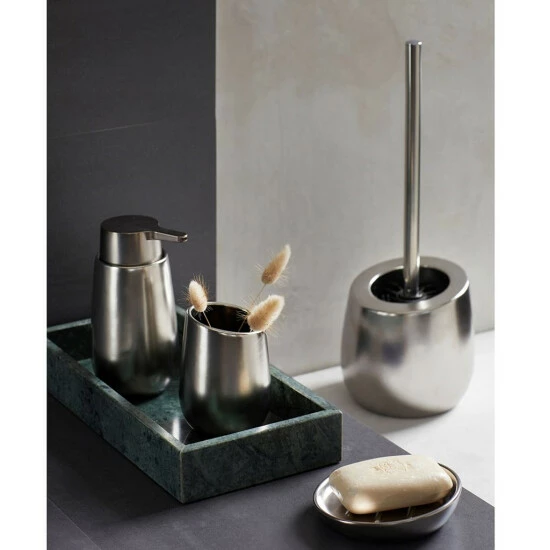 Wenko WC-Garnitur Badi Chrom Matt Keramik 10 Wenko WC-Garnitur Badi Chrom Matt Keramik – Bild 8