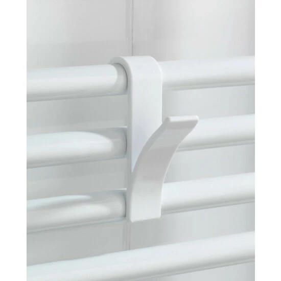 Wenko Haken Für Handtuchheizkörper Weiß 8er Set 5 Wenko Haken Für Handtuchheizkörper Weiß 8er Set – Bild 3