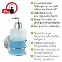 Wenko Turbo-Loc® Seifenspender Und Zahnputzbecher -Günstiges Wenko Geschäft unnamed file 9701