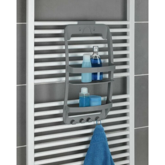 Wenko Badregal Universal, Anthrazit 9 Wenko Badregal Universal, Anthrazit – Bild 7