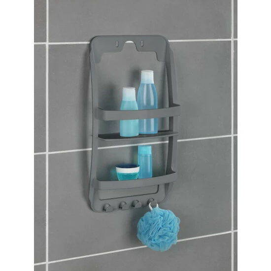 Wenko Badregal Universal, Anthrazit 10 Wenko Badregal Universal, Anthrazit – Bild 8