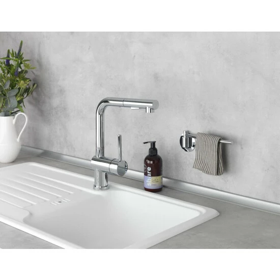 Wenko Turbo-Loc® Edelstahl Spültuch-Halter 4 Wenko Turbo-Loc® Edelstahl Spültuch-Halter – Bild 2