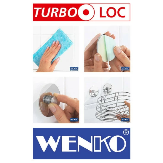 Wenko Turbo-Loc® Edelstahl Spültuch-Halter 12 Wenko Turbo-Loc® Edelstahl Spültuch-Halter – Bild 10
