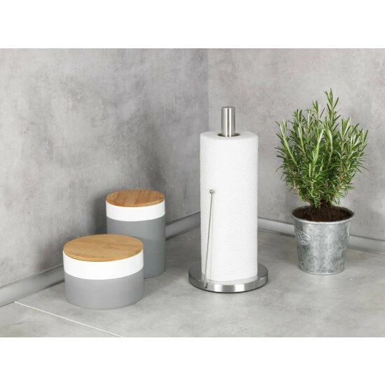 Wenko Küchenrollenhalter Clayton Edelstahl 5 Wenko Küchenrollenhalter Clayton Edelstahl – Bild 3
