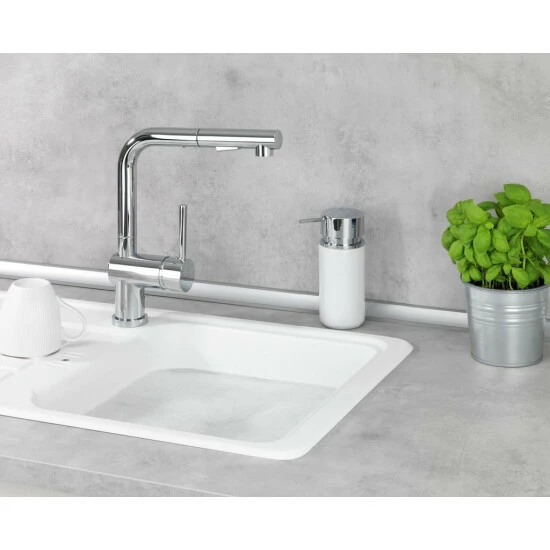 Wenko Seifenspender Silo Weiß 5 Wenko Seifenspender Silo Weiß – Bild 3