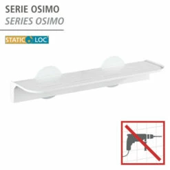 Wenko Static-Loc® Maxiablage Osimo Weiß -Günstiges Wenko Geschäft unnamed file 9942