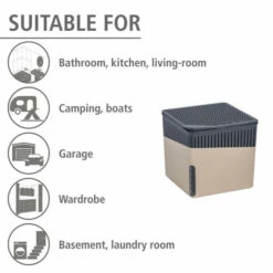 Wenko Raumentfeuchter Cube Beige 500 G -Günstiges Wenko Geschäft unnamed file 9951