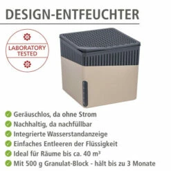 Wenko Raumentfeuchter Cube Beige 500 G -Günstiges Wenko Geschäft unnamed file 9955