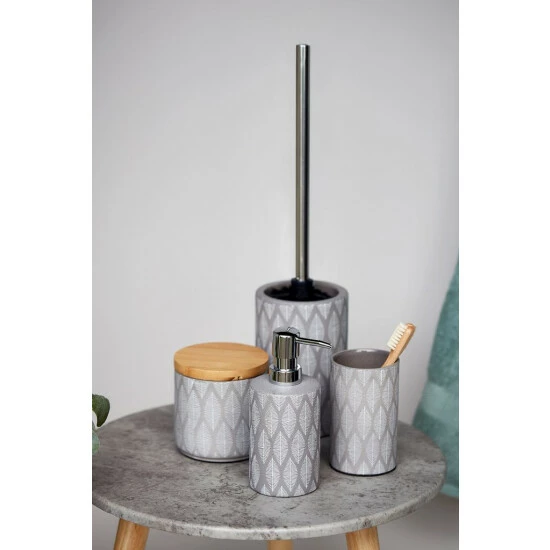 Wenko Zahnputzbecher Tupian Grau Keramik 6 Wenko Zahnputzbecher Tupian Grau Keramik – Bild 4